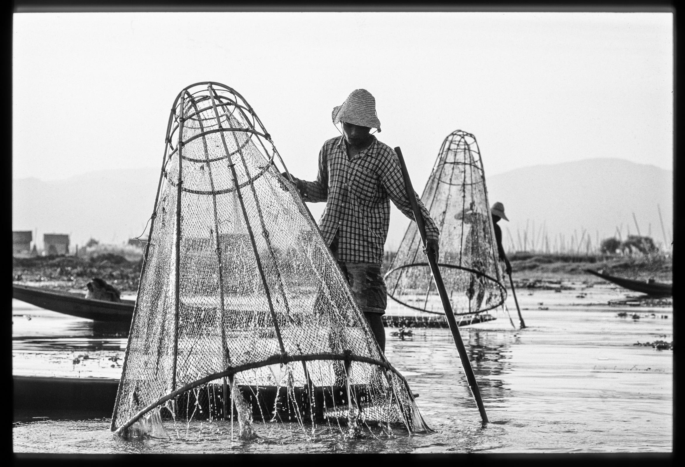 Pêcheur aux Nasses