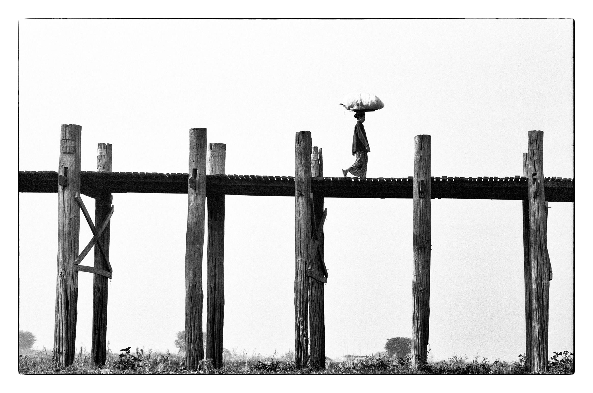 Silhouette sur le Pont